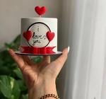 I Love You Mini Cake
