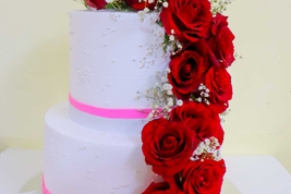 Floral Wedding Cake