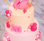 Pink Swan Cake