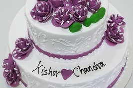 2 Storey Wedding  Cake 2