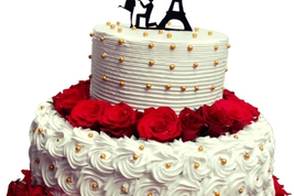 2 Storey Wedding  Cake 3