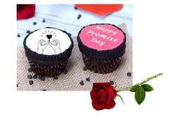 6 Pieces Promise Day Chocolate Cupcakes