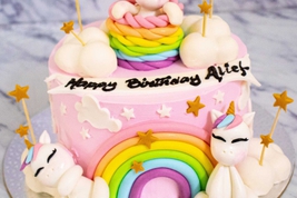 Over The Rainbow Cake