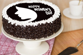 Women's Day Printed Chocolate Cake