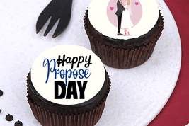 Happy Propose Day Cupcakes