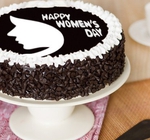 Women's Day Printed Chocolate Cake
