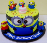 Minion Theme Cake