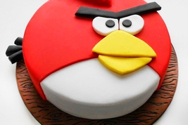 cute angry birds cake