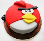 cute angry birds cake