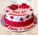 Anniversary Strawberry Cake