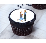 Sweetheart Rose Cupcake Delight