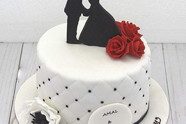 Couple Themed Cake 1