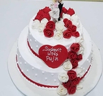 Double Decor Wedding Cake 1