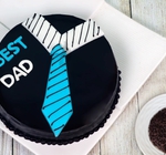 Fathers Day Chocolate Cake Tie Themed