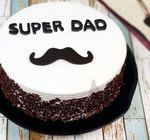 Fathers Day Moustache Cake