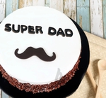 Fathers Day Moustache Cake