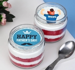 Fathers Day Red Velvet Jar Cake For Your Hero
