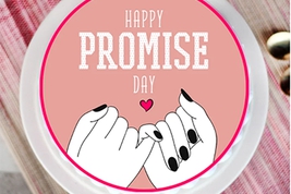 Promise Day Poster Cake