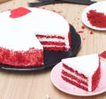 red velvet little heart cake