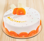 heavenly vanilla fruit cake