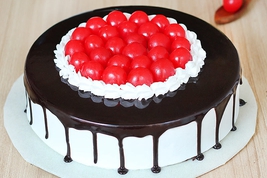 cherry on the black forest