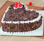 heart-touching black forest cake