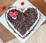 heart-touching black forest cake