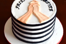Friends Forever Themed Cake