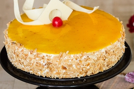 nutty mango cake