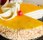 nutty mango cake