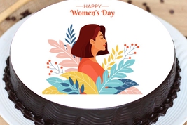 Printed Women's Day Cake