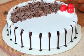 snowy black forest treat