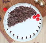 snowy black forest treat