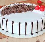 snowy black forest treat