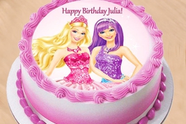 sparkly barbie cake
